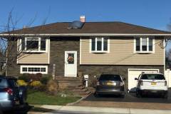 GAF 50 year roof: Barkwood King Shake & KingWall Clay Simonton Windows