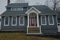 GAF 50 year roof: Pewter Gray KingWall and Board and Batten: Slate