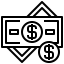 Dollar symbol representing no payments